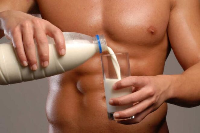 Leche para la energía